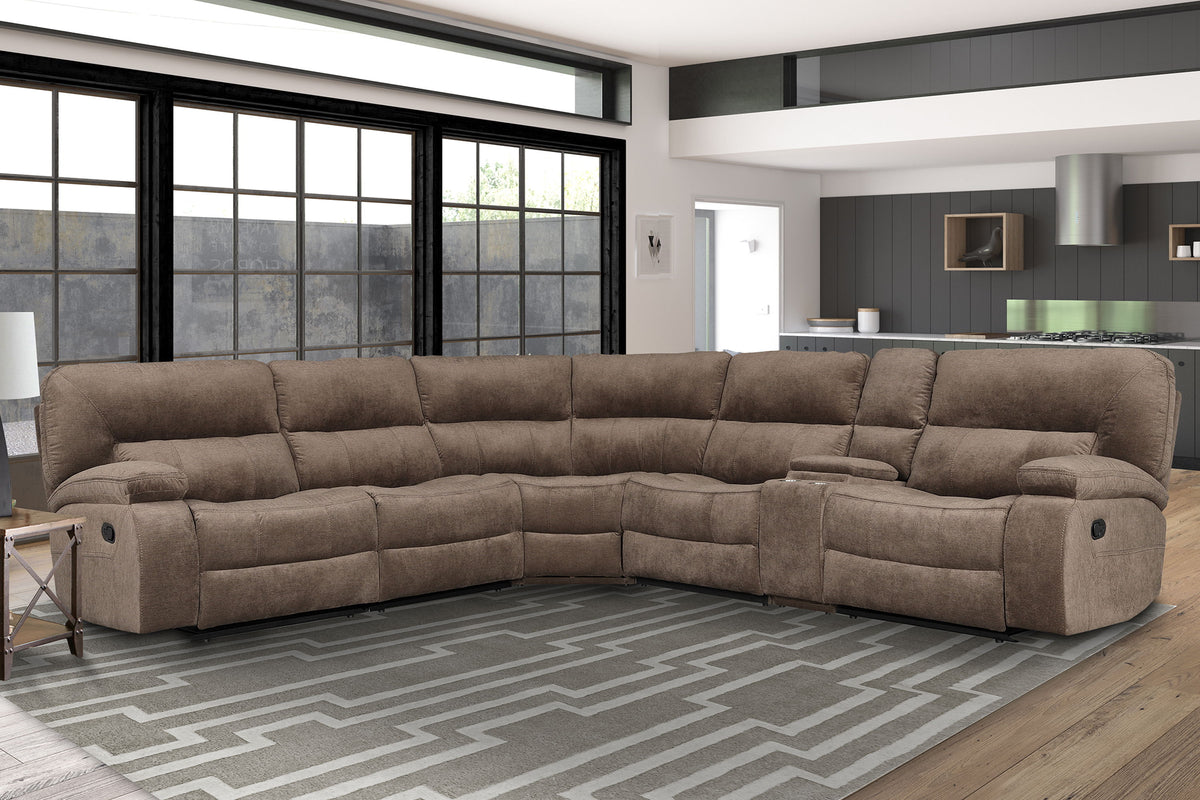 Chapman - 6 Modular Piece Manual Reclining Sectional - Premium Reclining Sectionals from Parker Living - Just $2497.50! Shop now at brett interiors