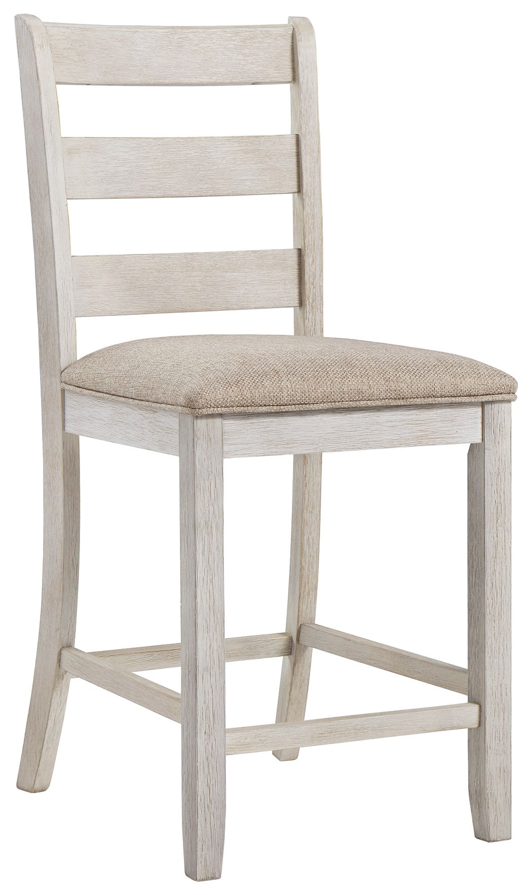 Skempton - White - Upholstered Barstool (Set of 2) - Premium Stool Sets from Signature Design by Ashley® - Just $265.65! Shop now at brett interiors