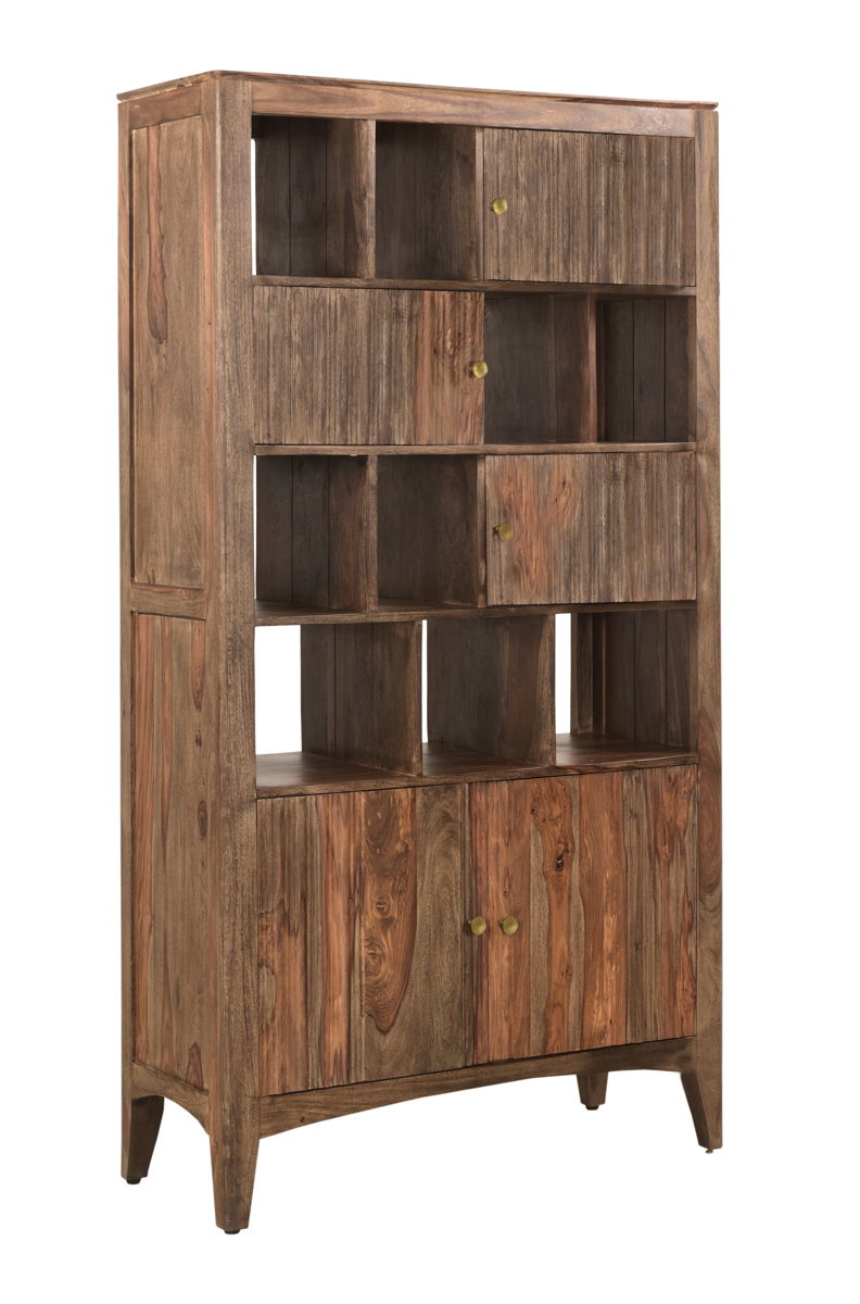 Waverly - Five Door Bookcase - Light Natural Sheesham - Premium Standard Bookcases from Coast2Coast Home - Just $5775! Shop now at brett interiors