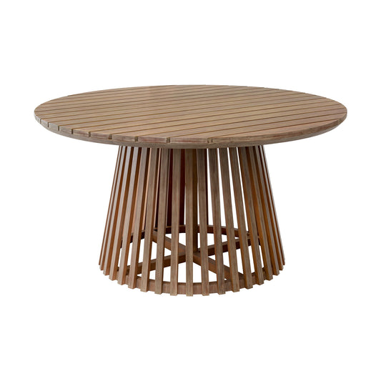 Escondido - Outdoor Patio Round Dining Table - Light Eucalyptus - Premium Dining Tables from Armen Living - Just $1702.50! Shop now at brett interiors