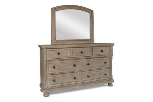 Allegra - Mirror - Pewter - Premium Bedroom Mirrors from New Classic - Just $175! Shop now at brett interiors