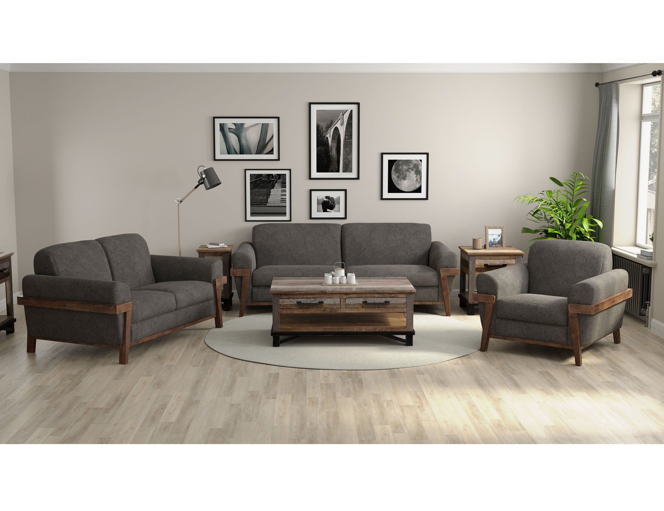 Loft Brown - Arm Chair International Furniture Direct