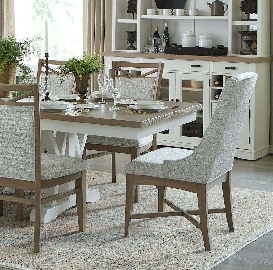 Americana Modern Dining - Host Dining Chair (Set of 2) - Cotton - Premium Chair Sets from Parker House - Just $600! Shop now at brett interiors