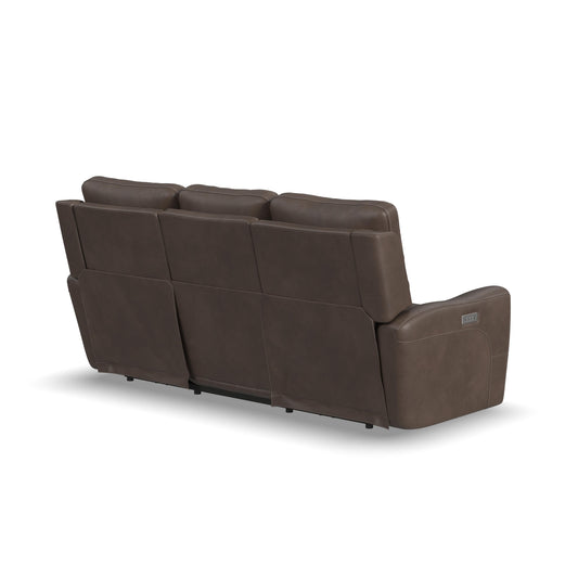 Carter - Power Reclining Sofa With Console & Power Headrests & Lumbar - Premium Reclining Sofas from Flexsteel - Just $3125! Shop now at brett interiors