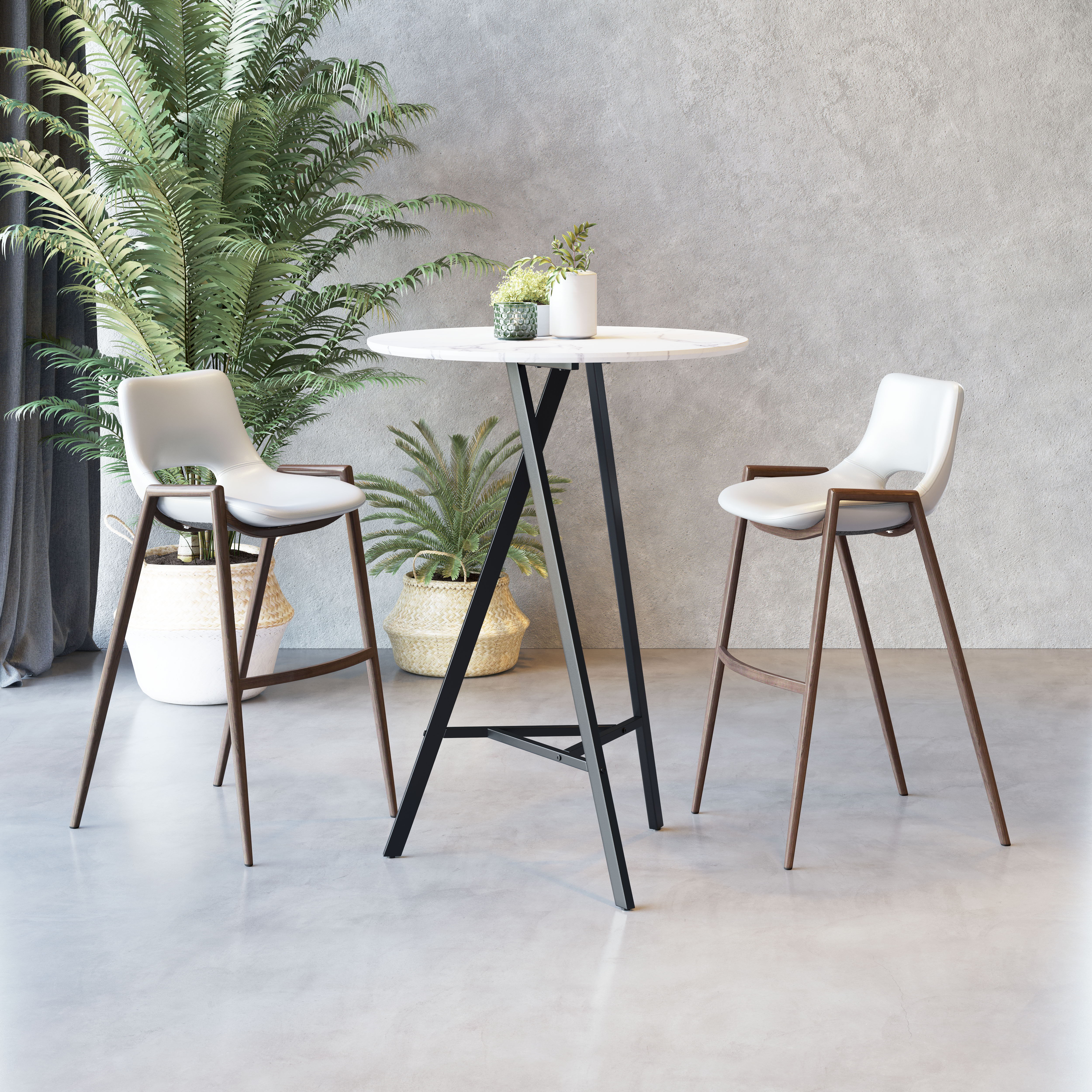 Desi - Barstool (Set of 2) - Premium Stool Sets from Zuo Modern - Just $1400! Shop now at brett interiors