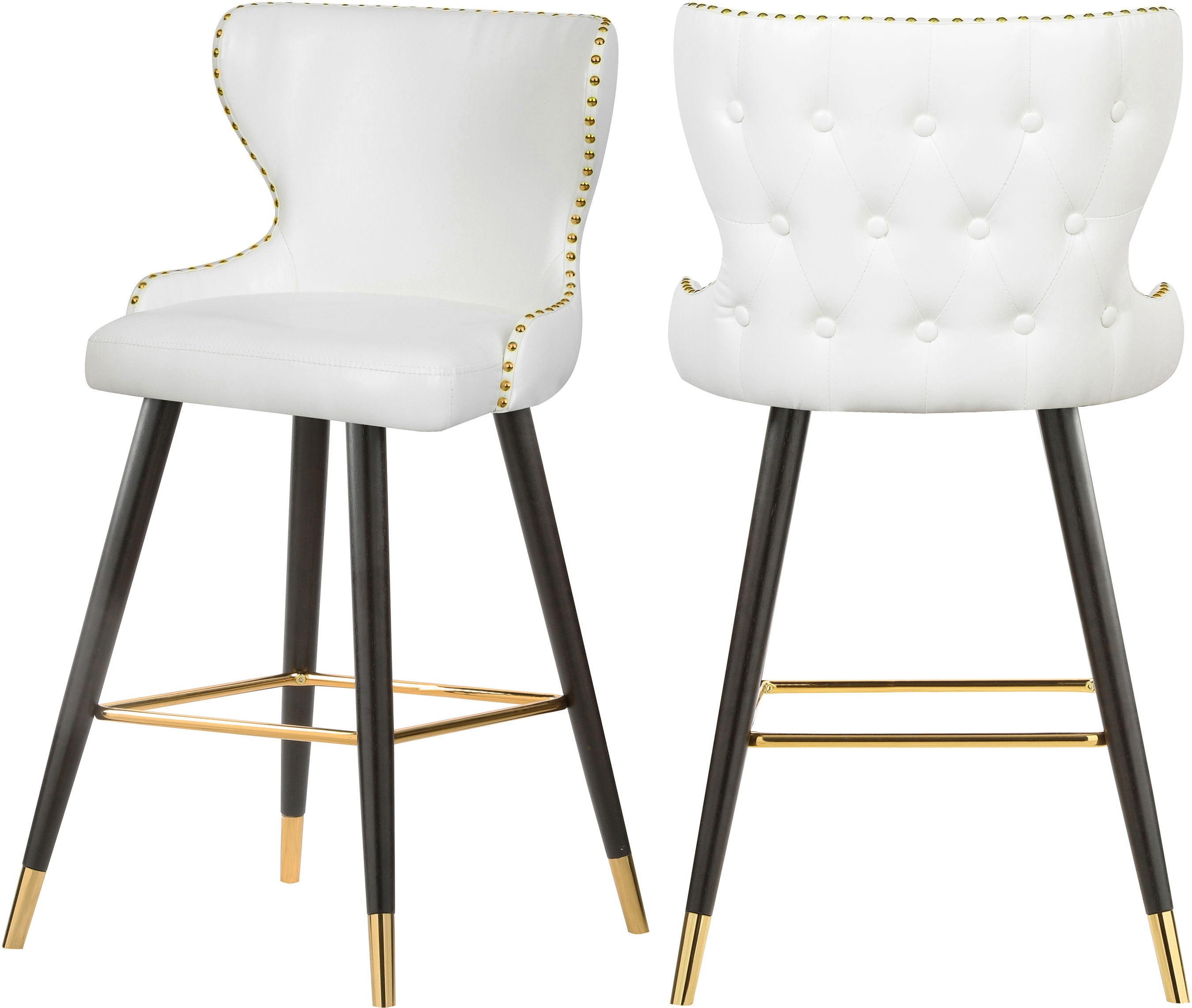 Hendrix - Counter Bar Stool (Set of 2) - Premium Stool Sets from Meridian Furniture - Just $675! Shop now at brett interiors