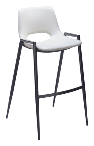 Desi - Bar Chair (Set of 2) - Black - Premium Stool Sets from Zuo Modern - Just $1450! Shop now at brett interiors