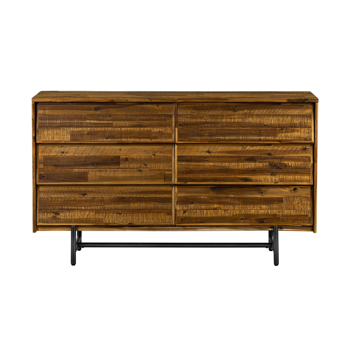 Cusco - Rustic 6 Drawer Dresser - Antique Acacia - Premium Dressers from Armen Living - Just $1387.50! Shop now at brett interiors