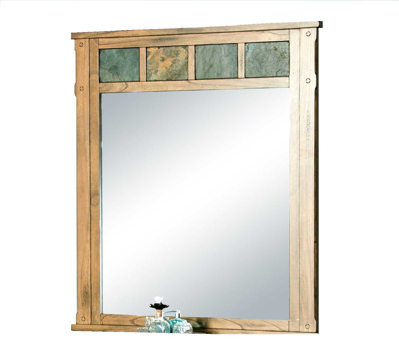 Sedona - Petite Mirror - Light Brown - Premium Bedroom Mirrors from Sunny Designs - Just $317! Shop now at brett interiors