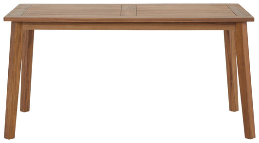 Janiyah - Light Brown - Rectangular Dining Table - Premium Dining Tables from Signature Design by Ashley® - Just $358.05! Shop now at brett interiors