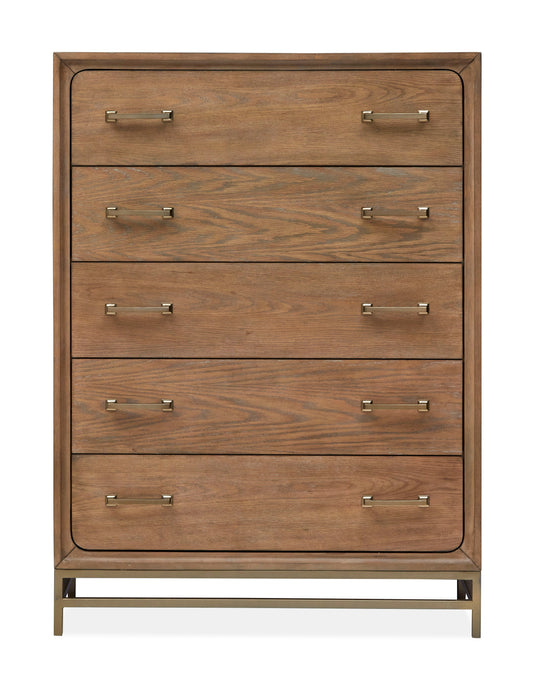 Lindon - Drawer Chest - Belgian Wheat - Premium Lingerie Chests from Magnussen Furniture - Just $1417.50! Shop now at brett interiors