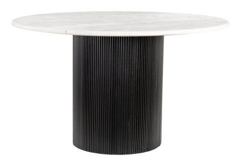 Izola - Dining Table - White / Black - Premium Dining Tables from Zuo Modern - Just $3425! Shop now at brett interiors