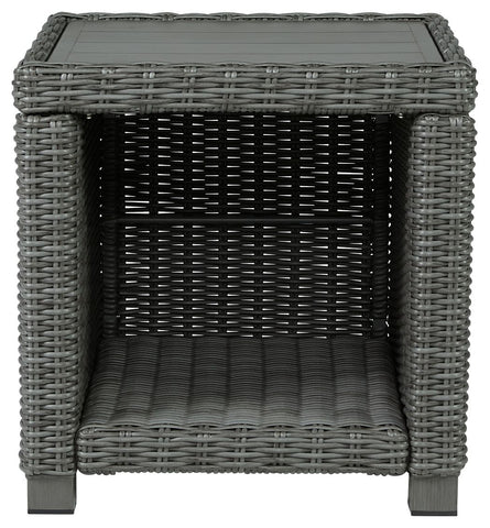 Elite Park - Gray - Square End Table - Premium End Tables from Signature Design by Ashley® - Just $267.50! Shop now at brett interiors