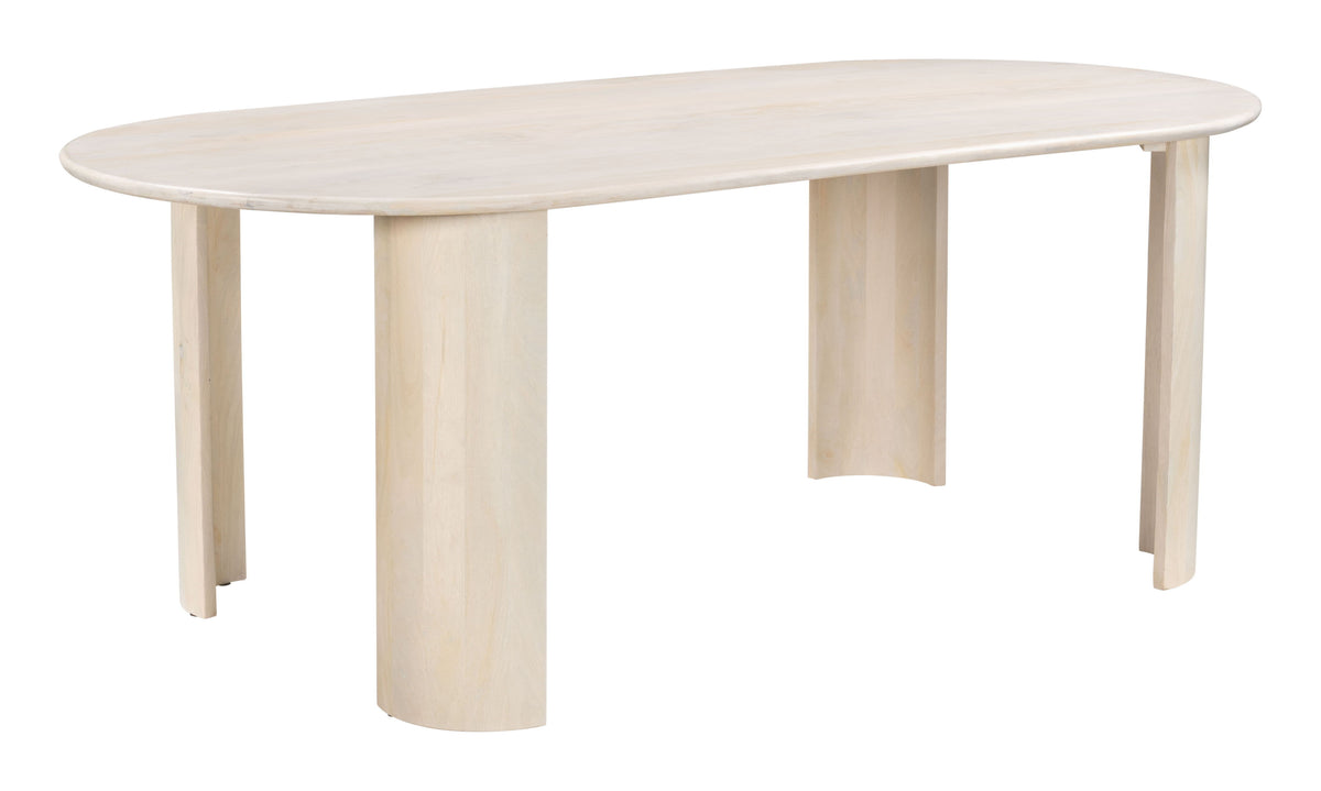 Risan - Dining Table - Natural - Premium Dining Tables from Zuo Modern - Just $2550! Shop now at brett interiors