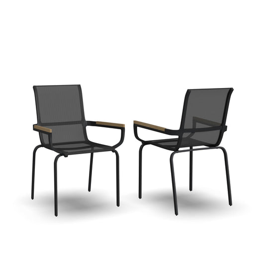 Finn - Dining Chairs (Set of 2) - Black - Premium Dining Chairs from Homestyles - Just $997.50! Shop now at brett interiors