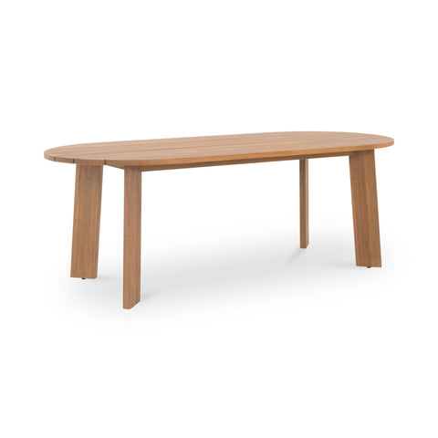 Delta - Oval Outdoor Dining Table - Natural - Premium Dining Tables from Moe's Home Collection - Just $5622.50! Shop now at brett interiors