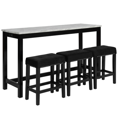 Celeste - Theater Bar Table Set - Premium 4 Piece Dining Room Sets from New Classic - Just $547.50! Shop now at brett interiors