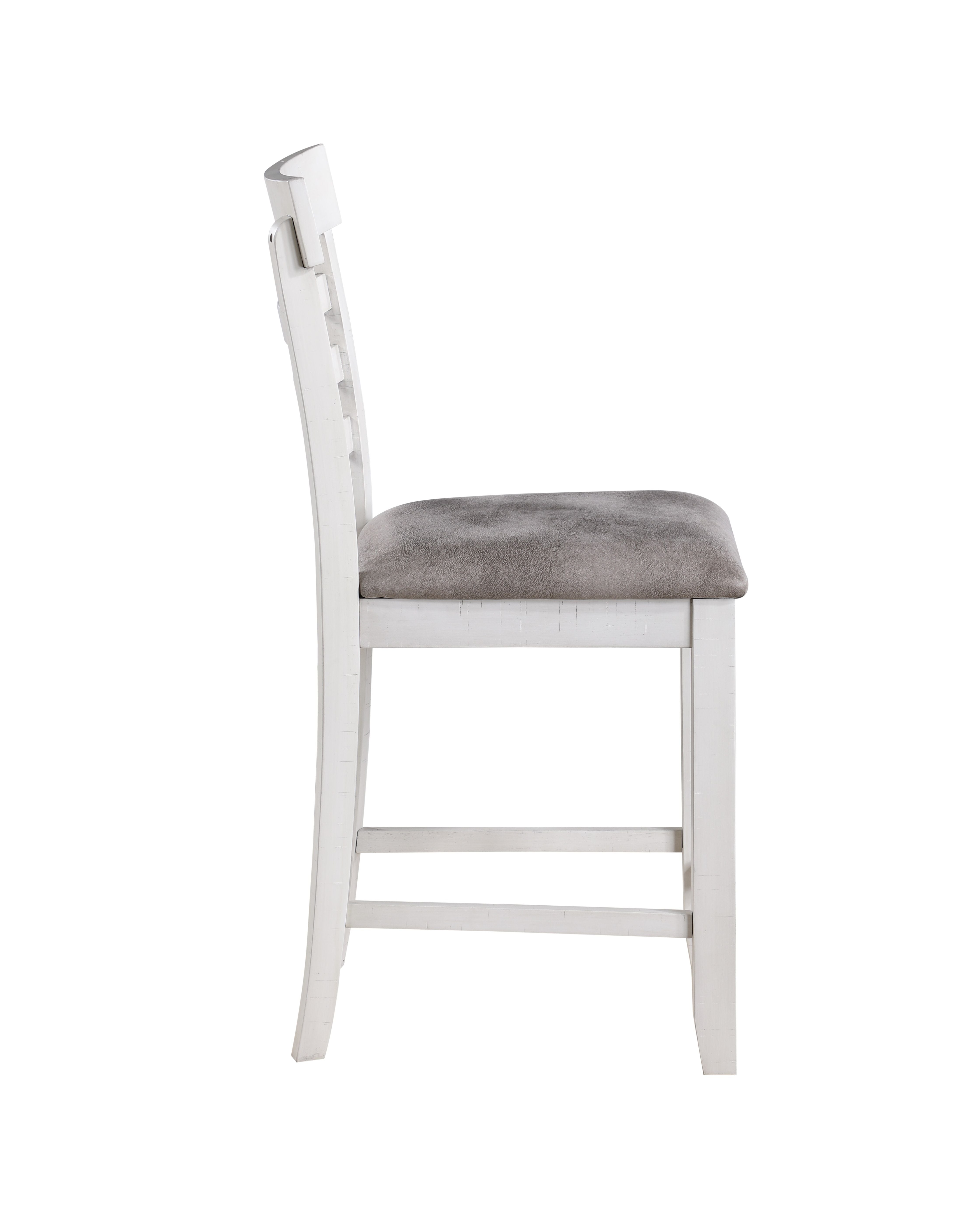 Richland - Counter Chair (Set of 2) - White - Premium Chair Sets from New Classic - Just $275! Shop now at brett interiors