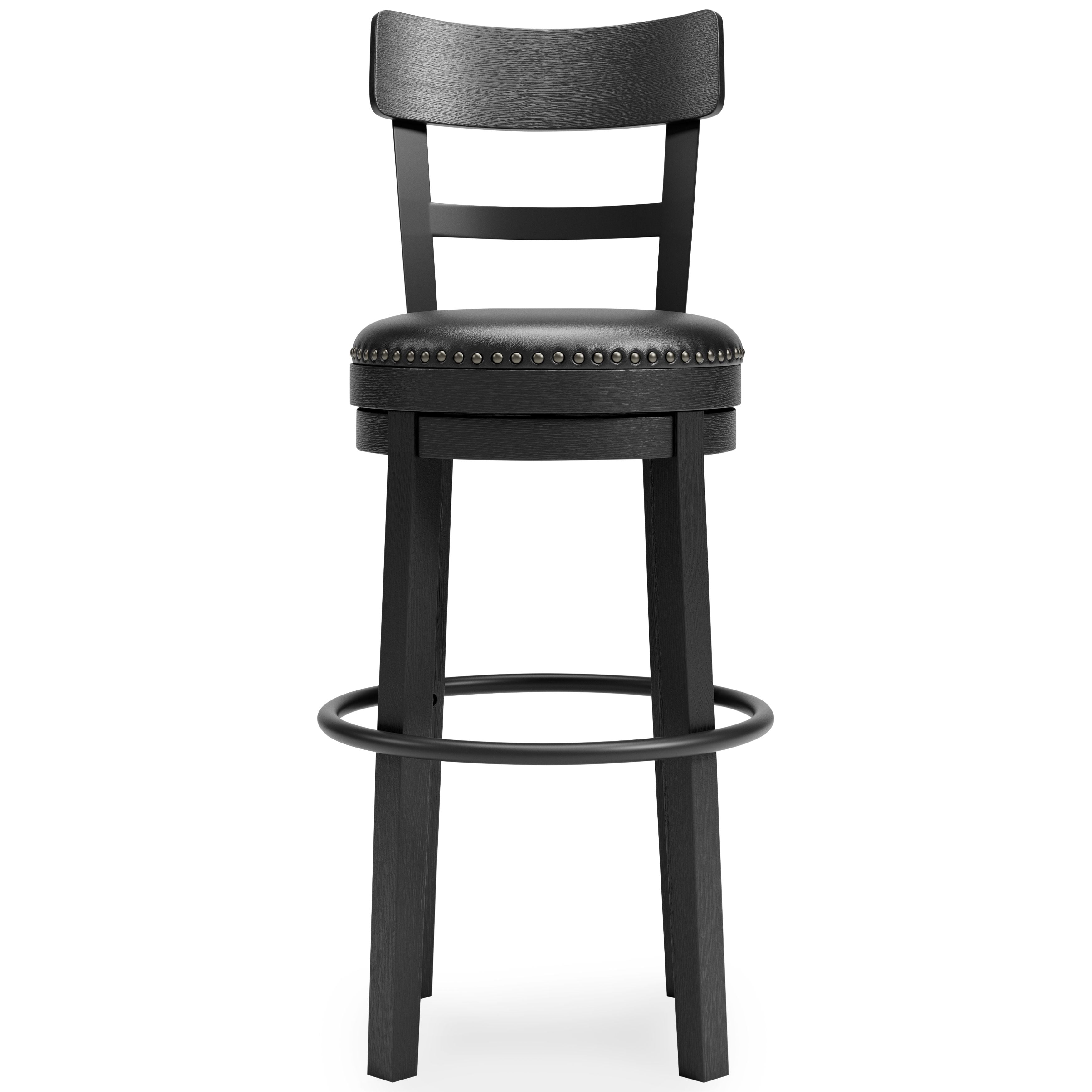 Valebeck -  Tall Upholstered Swivel Barstool - Premium Bar Height (28"-30") from Signature Design by Ashley® - Just $254.10! Shop now at brett interiors