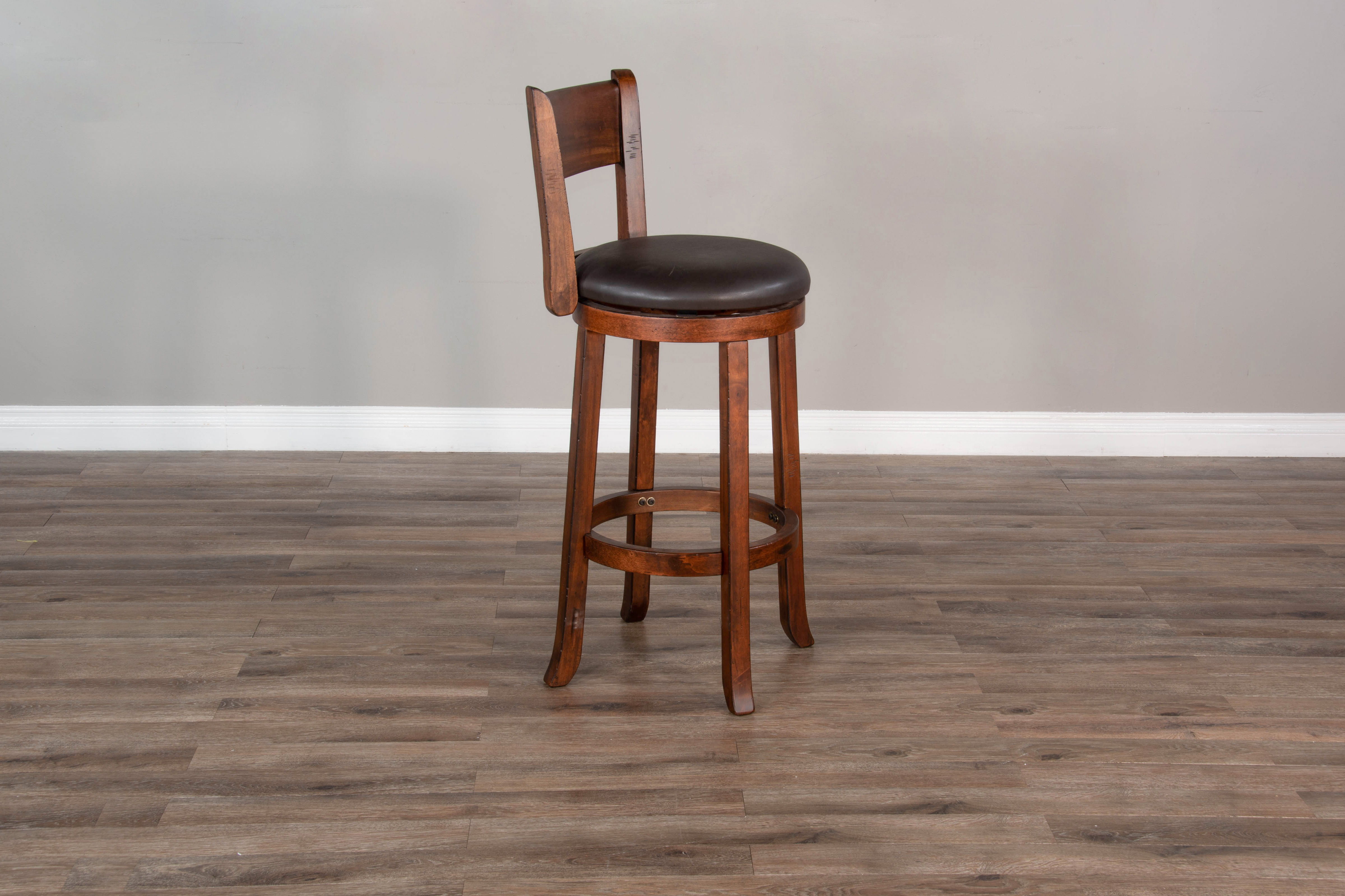 Tuscany - Swivel Barstool With Cushion Seat & Back - Premium Bar Height (28"-30") from Sunny Designs - Just $187! Shop now at brett interiors