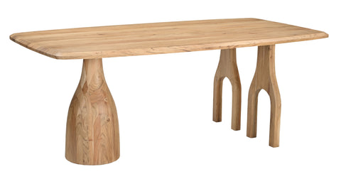 Yorkshire - Dining Table (2 Cartons) - Natural - Premium Dining Tables from Coast2Coast Home - Just $4950! Shop now at brett interiors