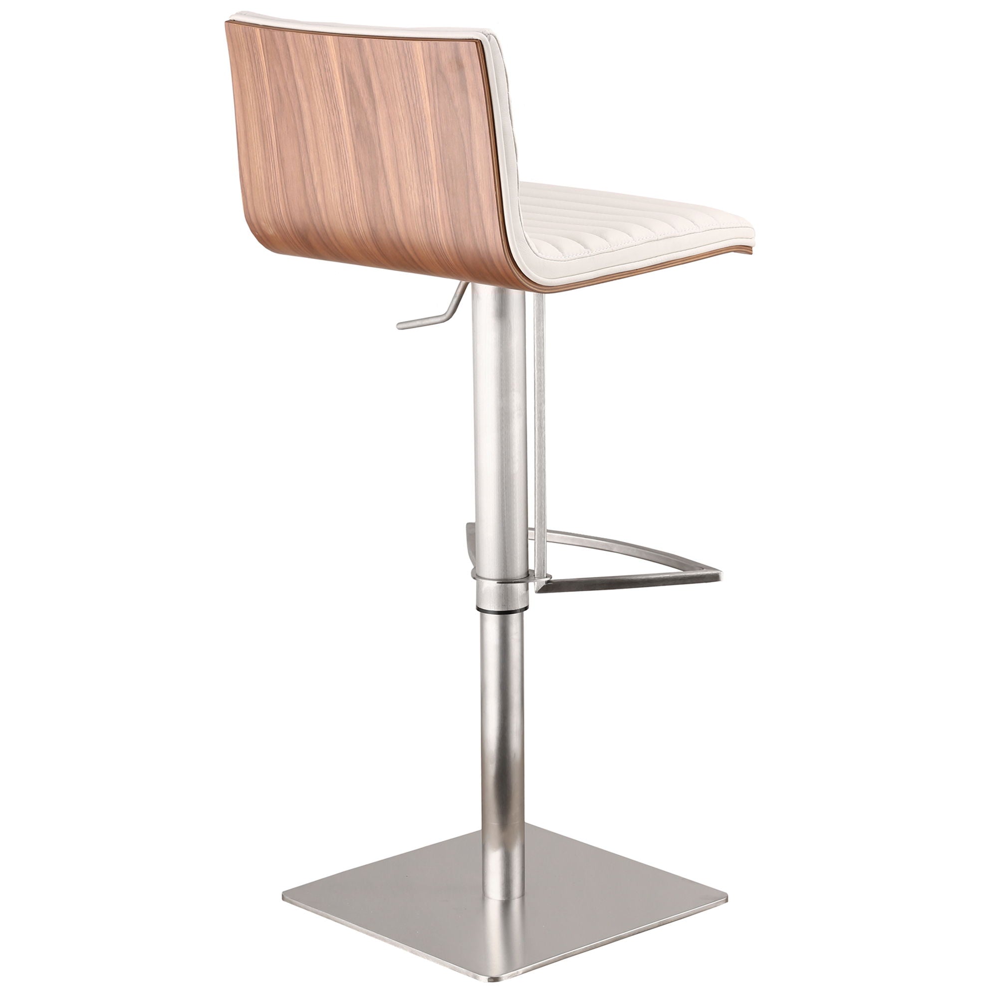 Café - Adjustable Swivel Bar Stool - Premium Adjustable Height from Armen Living - Just $392.50! Shop now at brett interiors