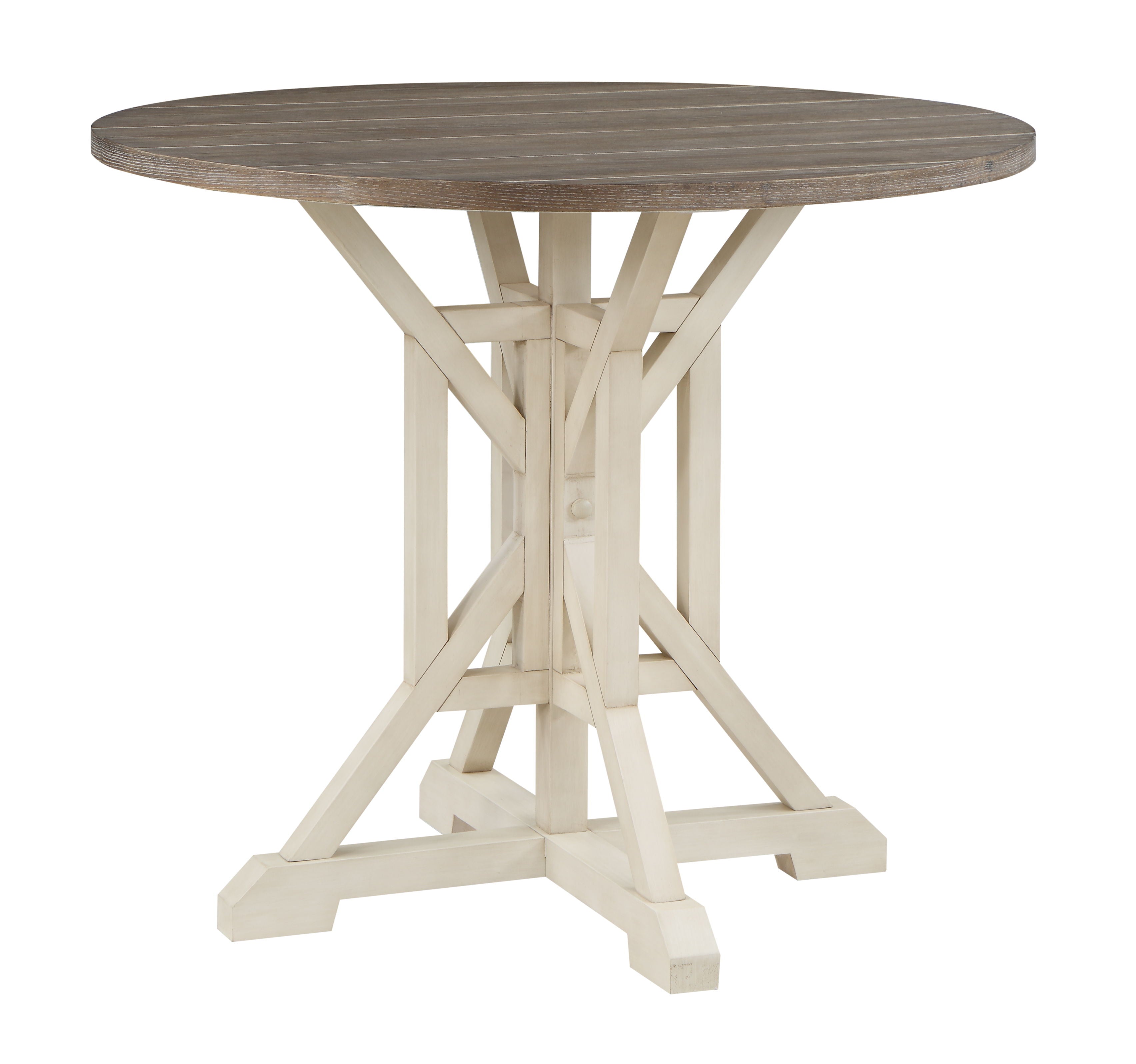 Bar Harbor II - Round Counter Height Dining Table - Cream - Premium Dining Tables from Coast2Coast Home - Just $2475! Shop now at brett interiors