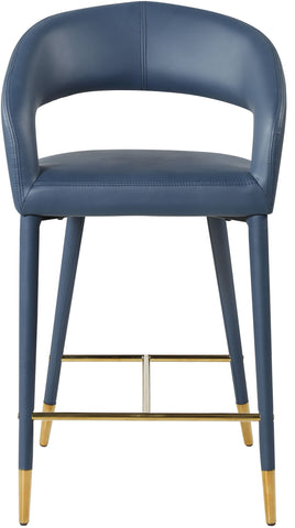 Destiny - Stool - Navy - Premium Adjustable Height from Meridian Furniture - Just $525! Shop now at brett interiors