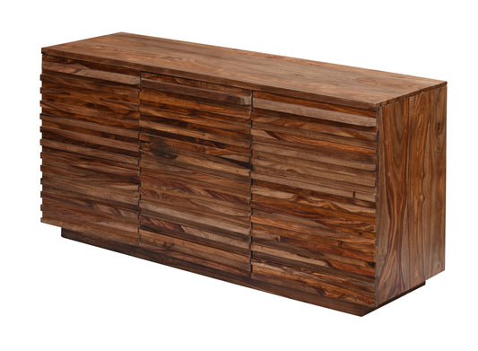 Ketchum - Three Door Credenza - Nut Brown - Premium Credenzas from Coast2Coast Home - Just $4125! Shop now at brett interiors