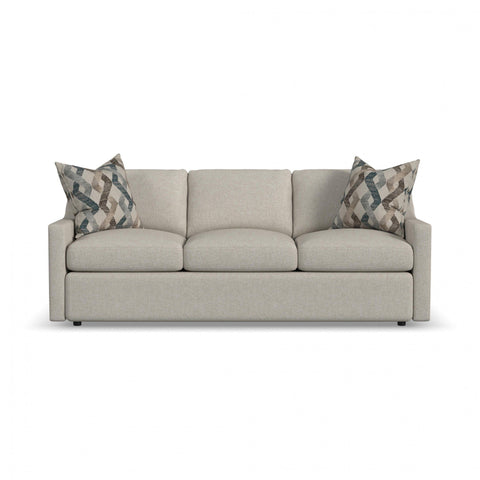 Sky - Upholstered Sofa - Pearl Silver - Premium Stationary Sofas from Flexsteel - Just $2250! Shop now at brett interiors