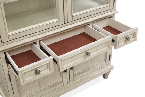 Newport - Dining Cabinet - Alabaster - Premium Hutches & Buffets from Magnussen Furniture - Just $2228! Shop now at brett interiors