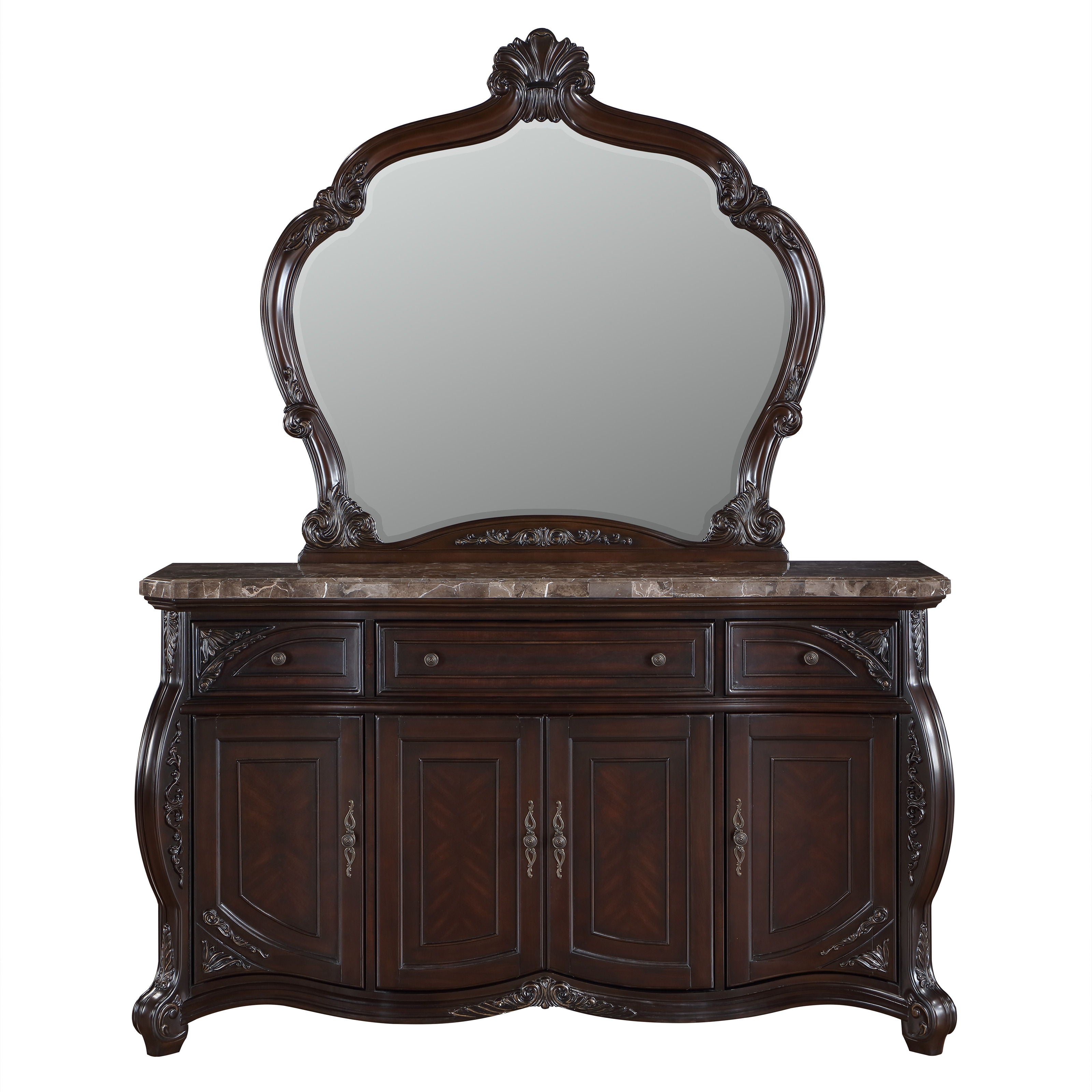 Palazzo Marina - Server - Dark Brown - Premium Servers from New Classic - Just $1622.50! Shop now at brett interiors