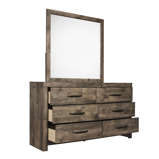 Misty Lodge - Mirror - Greige - Premium Bedroom Mirrors from New Classic - Just $87.50! Shop now at brett interiors