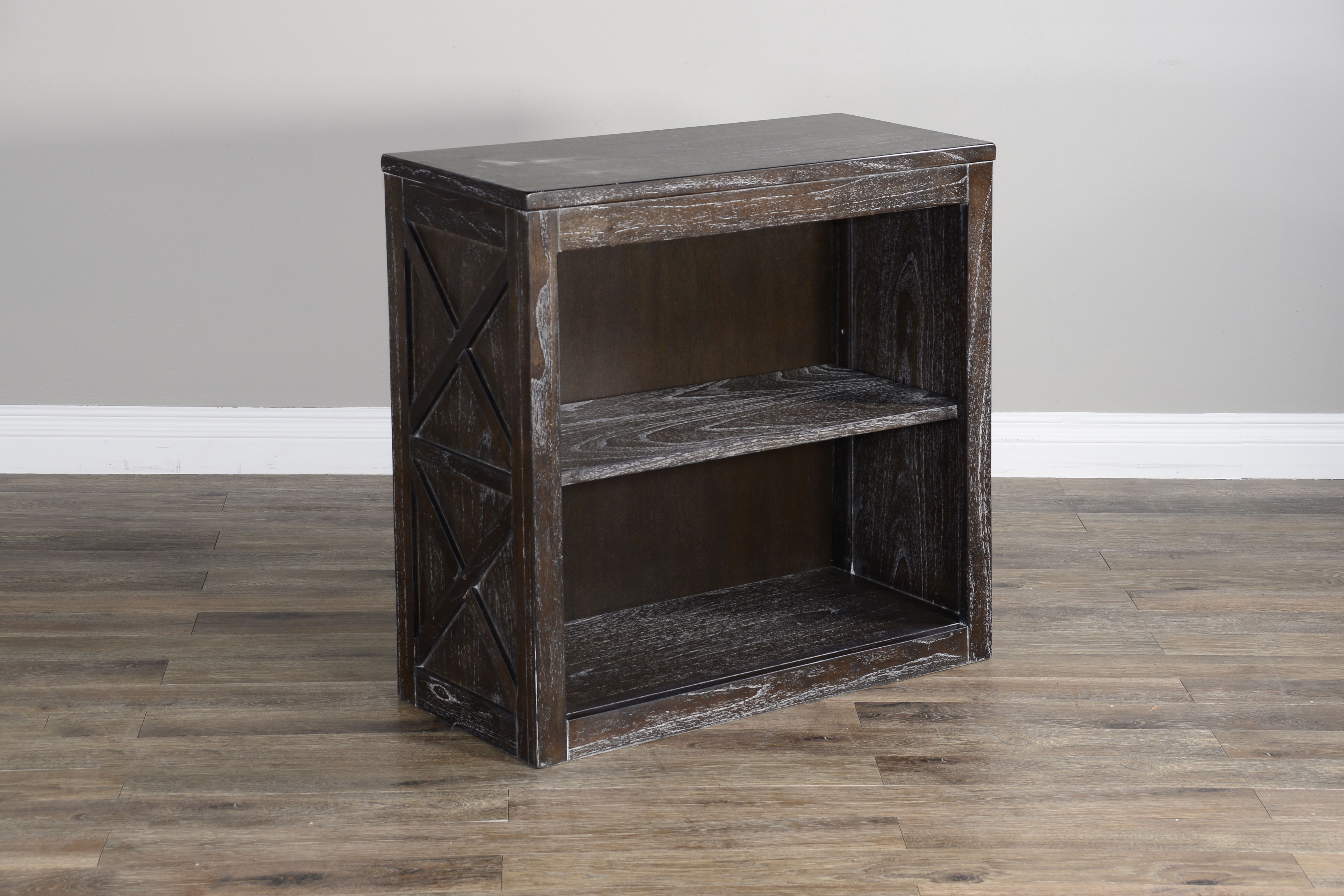 Sofia - Bookcase / Desk Base - Dark Brown - Premium Standard Bookcases from Sunny Designs - Just $374! Shop now at brett interiors