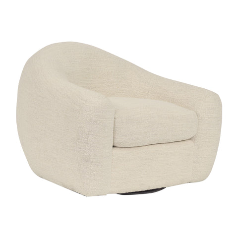 Molly - Upholstered Swivel Accent Chair - Pearl - Premium Accent Chairs from Armen Living - Just $1747.50! Shop now at brett interiors