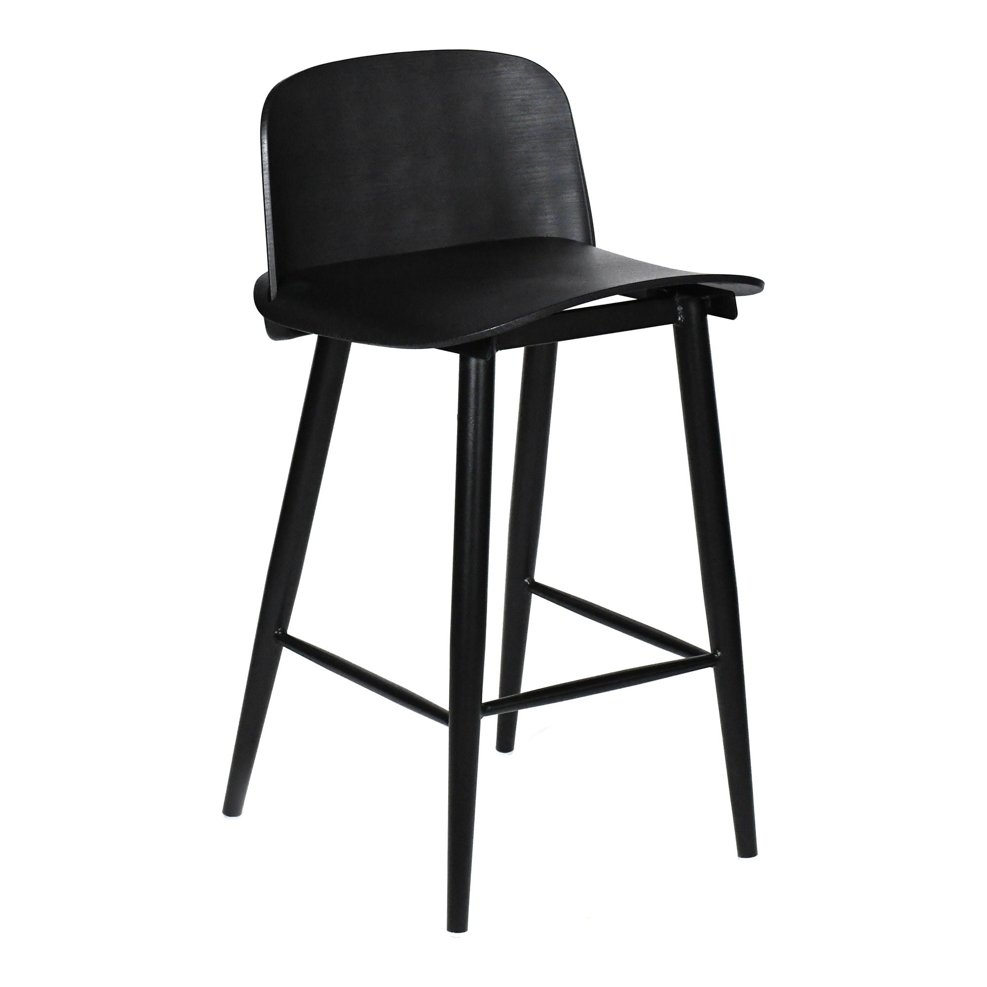 Looey - Counter Stool Stool (Set of 2) - Black - Premium Stool Sets from Moe's Home Collection - Just $497.50! Shop now at brett interiors