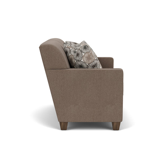 Nora - Loveseat - Gray - Premium Stationary Loveseats from Flexsteel - Just $1875! Shop now at brett interiors