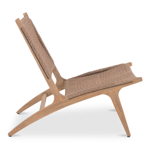 Palma - Outdoor Lounge Chair - Warm Brown - Premium Lounge Chairs from Moe's Home Collection - Just $2072.50! Shop now at brett interiors