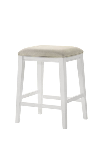 Sasha - 17" Counter Height Stool With Upholstered Seat - Premium Counter Height (24"-27") from Lilola Home - Just $76! Shop now at brett interiors