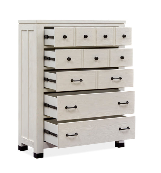 Harper Springs - Drawer Chest - Silo White - Premium Accent Chests from Magnussen Furniture - Just $1359! Shop now at brett interiors