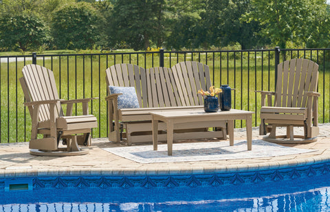 Hyland Wave - Outdoor Set - Premium 3 Piece Outdoor Sets from Signature Design by Ashley® - Just $2608.13! Shop now at brett interiors