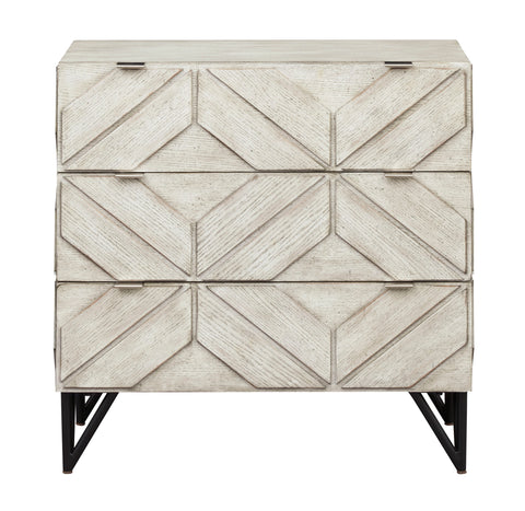 Kimmie - Three Drawer Chest - Braxton White - Premium Accent Chests from Coast2Coast Home - Just $2475! Shop now at brett interiors