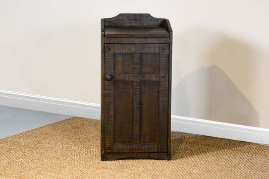 Homestead - Trash Box - Dark Brown - Premium Trash Bin Cabinets from Sunny Designs - Just $267! Shop now at brett interiors