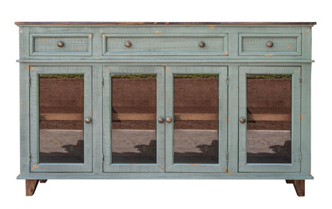 Toscana - Console / TV Stand / Buffet - Sage Green - Premium TV Stands from International Furniture Direct - Just $1187.50! Shop now at brett interiors