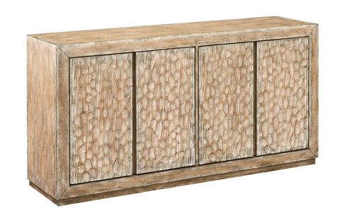 Galena - Four Door Credenza - Whitewash Natural - Premium Credenzas from Coast2Coast Home - Just $4537.50! Shop now at brett interiors