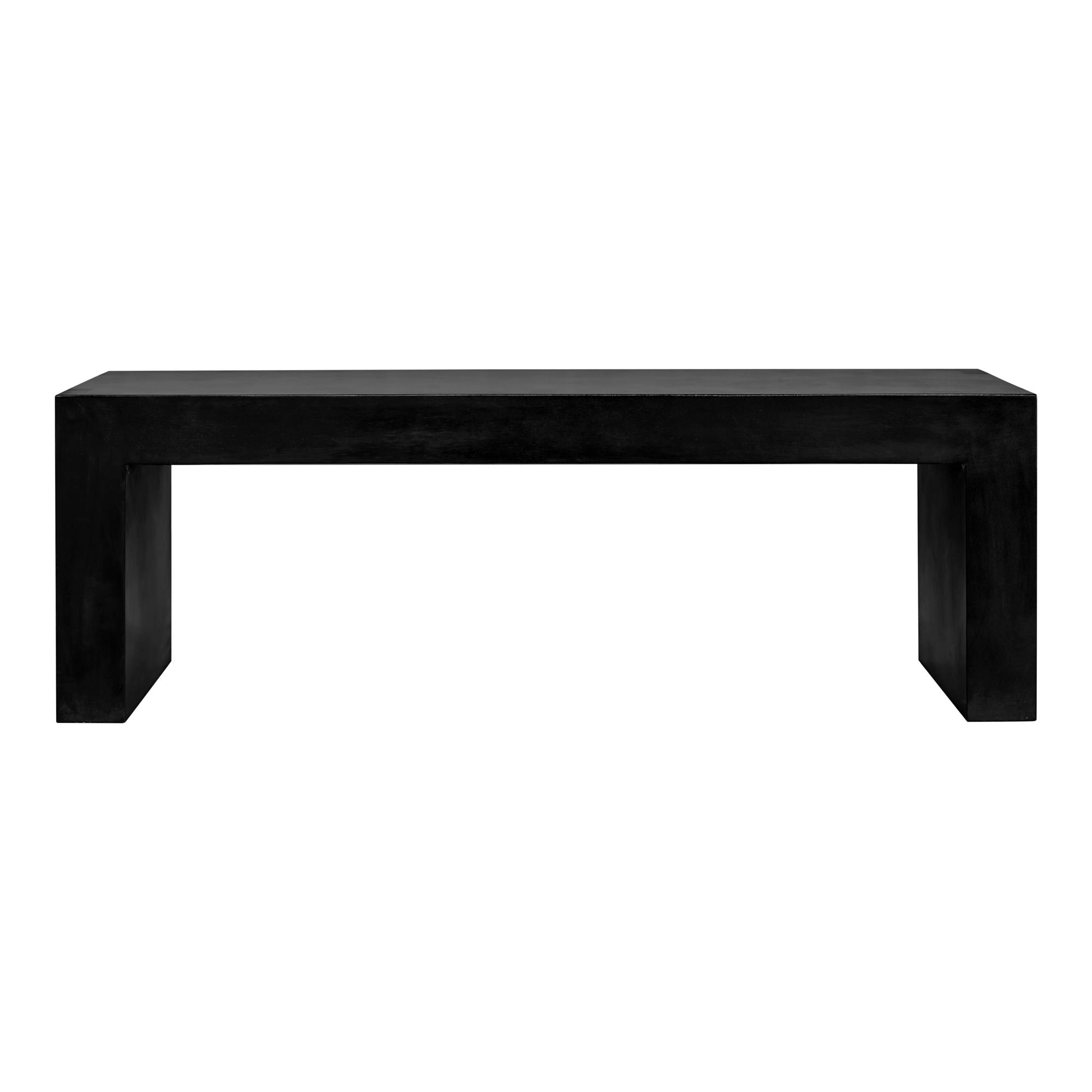 Lazarus - Outdoor Bench - Black - Premium Benches from Moe's Home Collection - Just $1747.50! Shop now at brett interiors