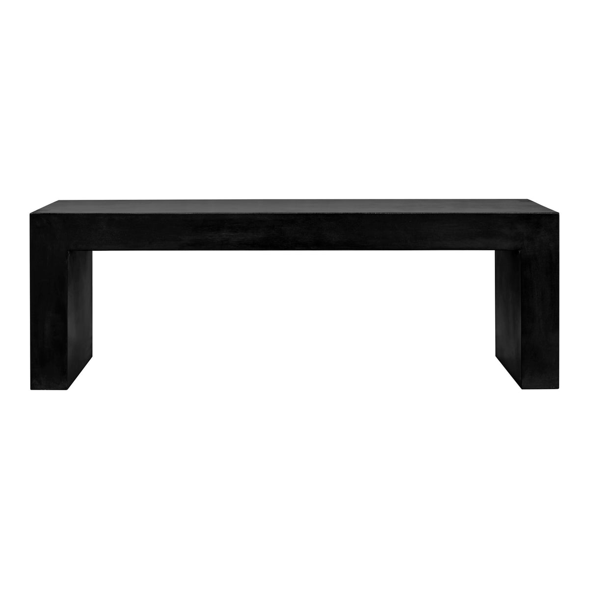 Lazarus - Outdoor Bench - Black - Premium Benches from Moe's Home Collection - Just $1747.50! Shop now at brett interiors