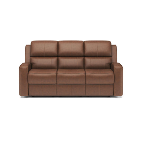 Linden - Power Reclining Sofa with Power Headrests & Lumbar - Premium Reclining Sofas from Flexsteel - Just $3562.50! Shop now at brett interiors