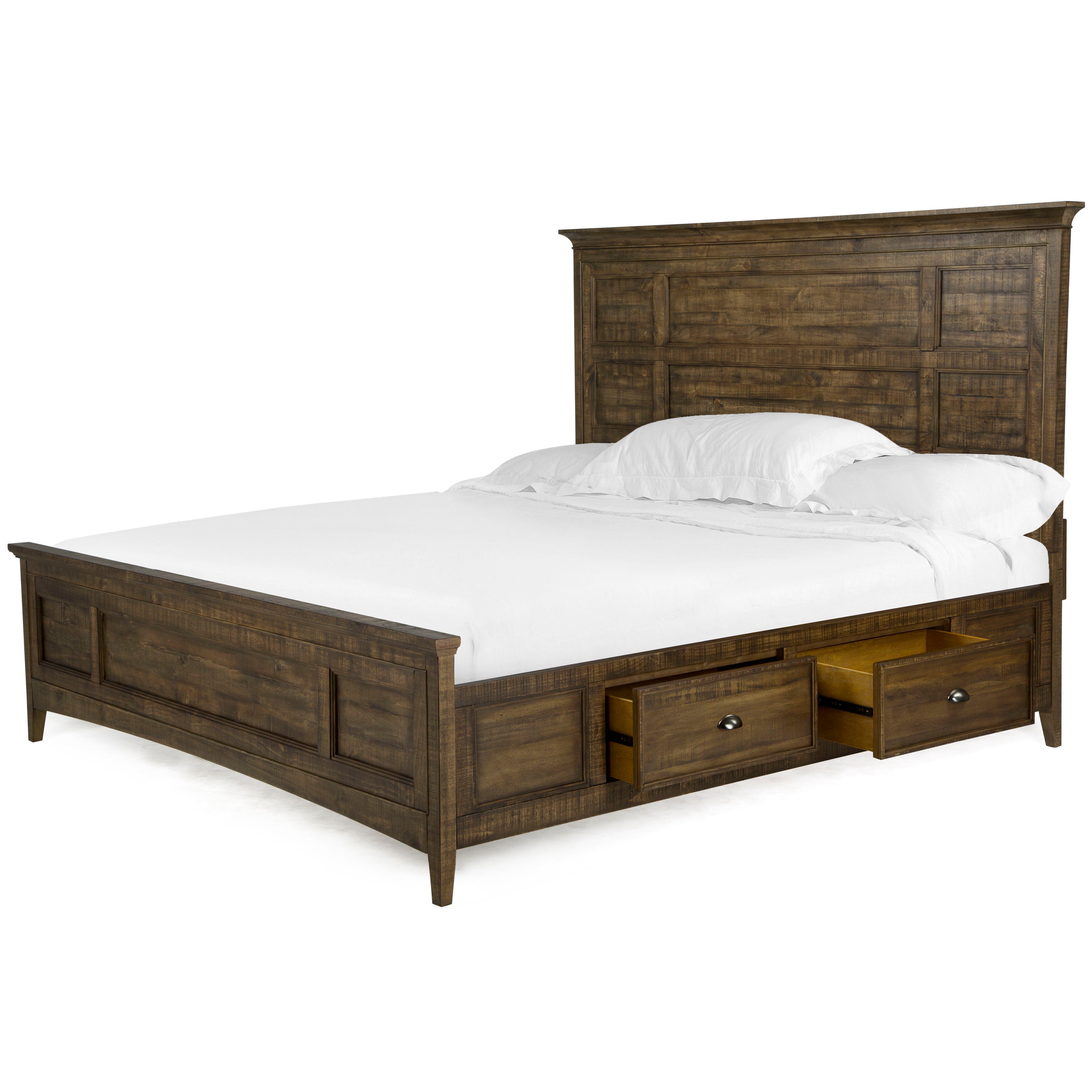 Bay Creek - Complete Panel Bed With Storage Rails - Premium Storage Beds from Magnussen Furniture - Just $2206! Shop now at brett interiors