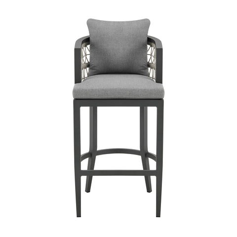 Zella - Outdoor Patio Bar Stool - Premium Counter Height (24"-27") from Armen Living - Just $887.50! Shop now at brett interiors